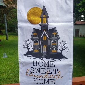 Charming Home 'Home Sweet Haunted Home' Table Runner - Halloween Decor  74" LONG